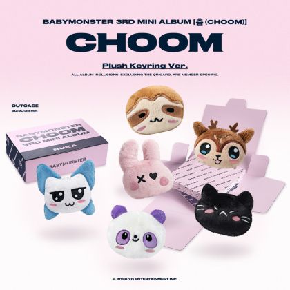 BABYMONSTER - 3rd MINI ALBUM [CHOOM] (Plush Keyring Ver.) 
