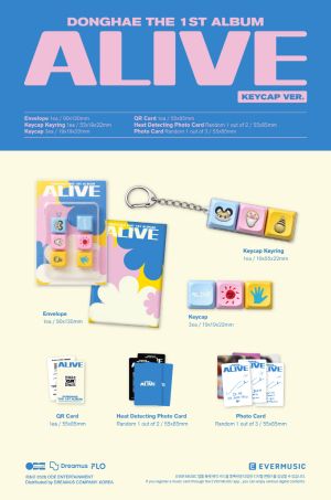 DONGHAE - THE 1ST ALBUM [ALIVE] (KEYCAP Ver.) + Random Photocard (SW) PRE - ORDER