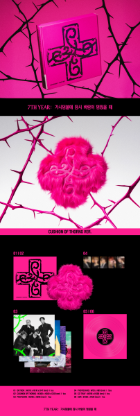 TOMORROW X TOGETHER (TXT) - 7TH YEAR: WHEN THE WIND PAUSED AMONG THE THORNS (CUSHION OF THORNS Ver.) PRE - ORDER 