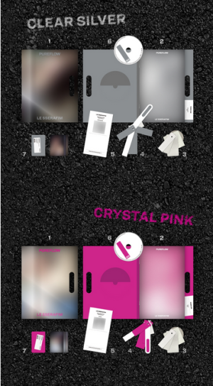 [VIDEO CALL FANSIGN] LE SSERAFIM - 2nd Studio Album ‘PUREFLOW’ pt.1 (COMPACT ver.) (Set) + Weverse Gift (WS) PRE - ORDER 