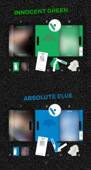 [VIDEO CALL FANSIGN] LE SSERAFIM - 2nd Studio Album ‘PUREFLOW’ pt.1 (COMPACT ver.) (Set) + Weverse Gift (WS) PRE - ORDER 