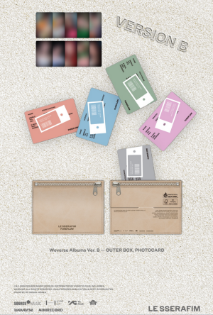 LE SSERAFIM - 2nd Studio Album ‘PUREFLOW’ pt.1 (Weverse Albums ver.) (Set) + Weverse Gift (WS) PRE - ORDER 