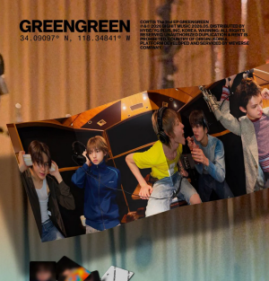 CORTIS - The 2nd EP [GREENGREEN] (Weverse Albums ver.) + Random Logo Sticker (APPLE MUSIC) PRE - ORDER 