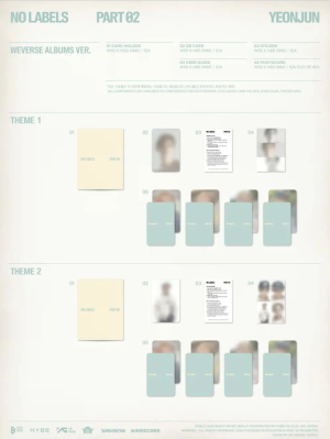 YEONJUN (TXT) – NO LABELS: PART 02 Weverse Albums Ver. + Weverse Gift 