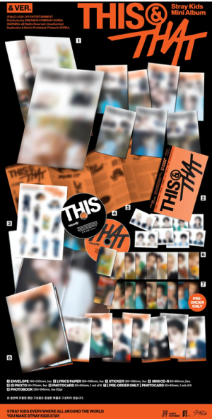 Stray Kids – THIS & THAT (& Ver.) + Photocard (FANS SHOP) PRE-ORDER 