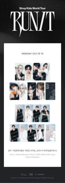 Stray Kids – SPECIAL TRADING CARD - RUN IT PRE-ORDER 