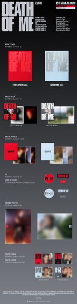 EVAN – 1st Mini Album DEATH OF ME PRE-ORDER