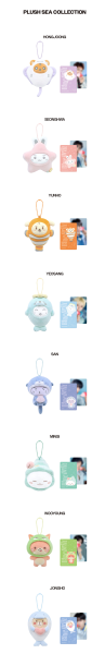 ATEEZ - <8TH ANNIVERSARY> MD : PLUSH SEA COLLECTION PRE - ORDER 