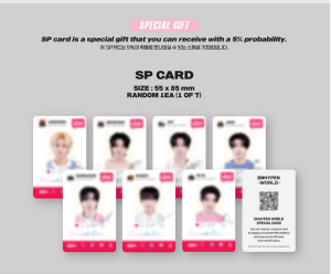 ENHYPEN - [ENHYPEN WORLD COUPON CARD COLLECTION] SWEET MOMENT BASIC ver. PRE - ORDER 