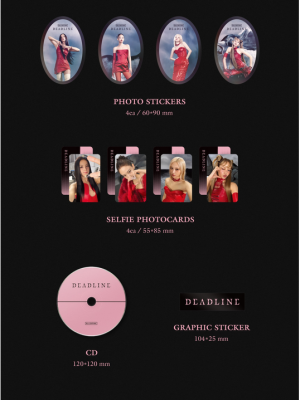 BLACKPINK - 3rd MINI ALBUM [DEADLINE] (BLACK Ver./ PINK Ver.) PRE - ORDER 