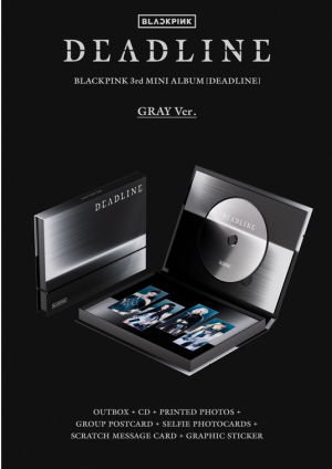 BLACKPINK - 3rd MINI ALBUM [DEADLINE] (GRAY Ver.) PRE - ORDER 