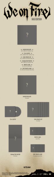 &TEAM - 3rd EP We on Fire SOLO EDITION (9types Random Ver.) PRE - ORDER 