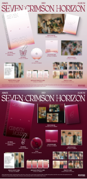 AB6IX - 3RD ALBUM SEVEN : CRIMSON HORIZON (HORIZON Ver. / CRIMSON Ver.) 