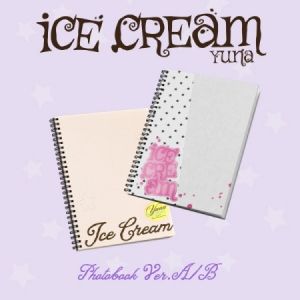 YUNA (ITZY) - Ice Cream Photobook Ver. (A Ver. / B Ver.) + Random Photocard + PHOTO MAGNET (APPLE MUSIC) 