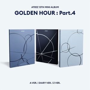 ATEEZ - GOLDEN HOUR : Part.4 SET + Random Photocard ORIGINAL 