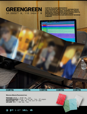 CORTIS - The 2nd EP [GREENGREEN] (Weverse Albums ver.) + Random Logo Sticker (APPLE MUSIC) PRE - ORDER 