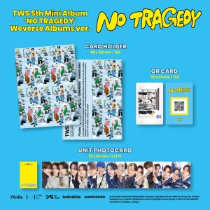 TWS - 5th Mini Album 'NO TRAGEDY' Weverse Albums ver. + Logo Magnet (APPLE MUSIC) PRE - ORDER 